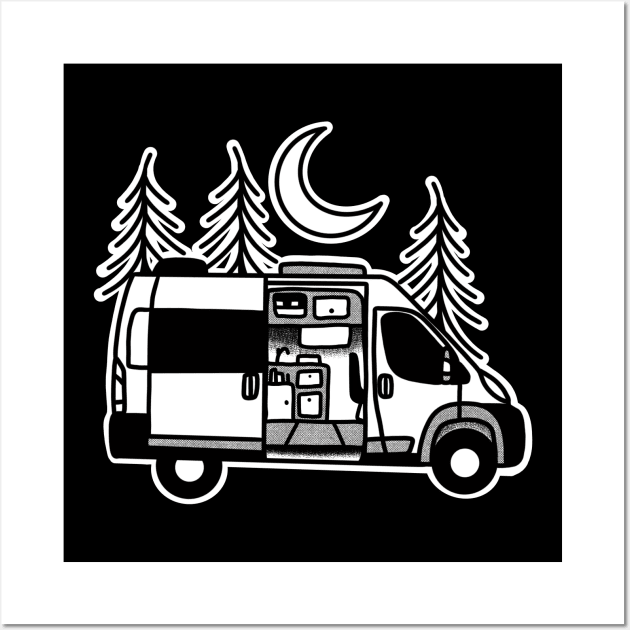 Promaster camper conversion Wall Art by Tofuvanman